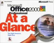 book cover of Microsoft Office 2000 Professional At a Glance (At a Glance (Microsoft)) by Inc Perspection|Perspection Inc.