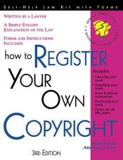 book cover of How to Register Your Own Copyright: With Forms (2nd ed) by Mark Warda