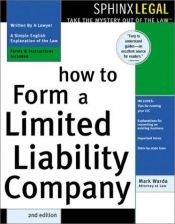 book cover of How to Form a Limited Liability Company by Mark Warda
