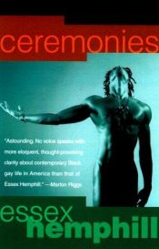 book cover of Ceremonies by Essex Hemphill