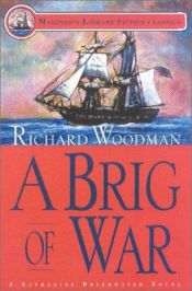 book cover of A brig of war by Richard Woodman