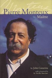 book cover of Pierre Monteux, maître by John Canarina