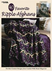 book cover of 40 Favorite Ripple Afghans (Leisure Arts #3338) by Leisure Arts