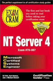 book cover of MCSE NT Server 4 Exam Cram by Ed Tittel|Kurt Hudson