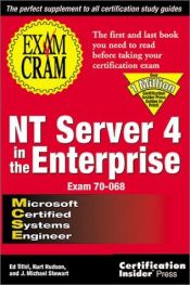 book cover of MCSE NT Server 4 in the Enterprise Exam Cram by Ed Tittel|James Michael Stewart|Kurt Hudson