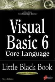 book cover of Visual Basic 6 core language by Steven Holzner