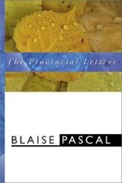 book cover of The Provincial Letter by Blaise Pascal