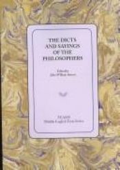 book cover of The dicts and sayings of the philosophers by Abˆu al-Wafˆa® Mubashshir ibn Fˆatik