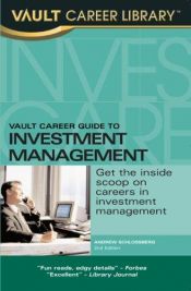 book cover of Vault Career Guide to Investment Management, 2nd Edition (Vault Career Library) by Adam Epstein