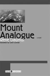 book cover of Mount Analogue by René Daumal