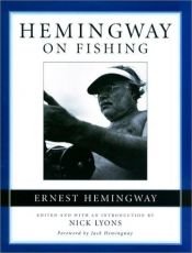 book cover of Hemingway on Fishing by Ernest Hemingway