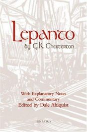 book cover of Lepanto by G. K. 체스터턴