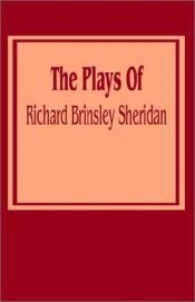 book cover of Plays by Richard Brinsley Sheridan