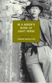 book cover of W.H. Auden's Book of Light Verse by W. H. Auden