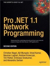 book cover of Pro .NET 1.1 Network Programming by Christian Nagel