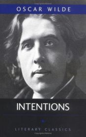 book cover of Intentions by Oscar Wilde