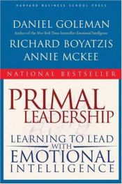 book cover of Primal Leadership by 丹尼尔·高尔曼