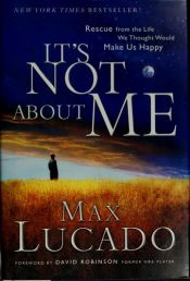 book cover of Its Not about Me Journal by Max Lucado