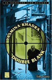 book cover of Double blank by Γιασμίνα Χάντρα
