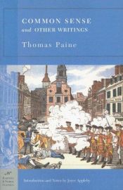 book cover of Common sense and other writings by Thomas Paine