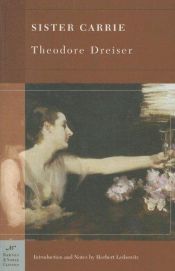 book cover of Sister Carrie by Theodore Dreiser