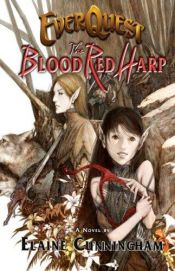 book cover of The Blood Red Harp by Elaine Cunningham