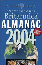 book cover of Encyclopaedia Britannica Almanac 2004: America's Leading Almanac by Encyclopaedia Britannica