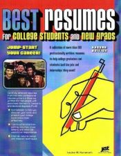 book cover of Best Resumes for College Students And New Grads by Louise M. Kursmark
