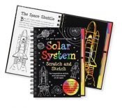 book cover of Solar System Scratch and Sketch: An Activity Book For Inquisitive Artists and Astronauts of All Ages (Activity Book Series) by Heather Zschock