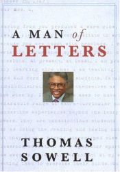 book cover of A Man of Letters by Thomas Sowell