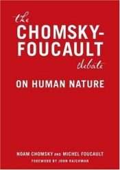 book cover of Chomsky vs. Foucault : A Debate on Human Nature by נועם חומסקי