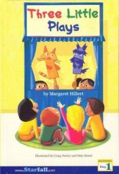 book cover of Three Little Plays by Margaret Hillert