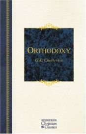 book cover of Orthodoxy by G. K. 체스터턴