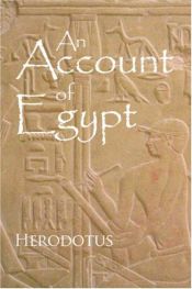 book cover of An Account of Egypt by Herodotus