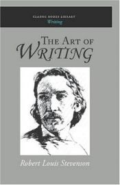 book cover of The Art of Writing by Robert Louis Stevenson