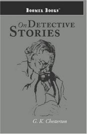 book cover of On Detective Stories by G. K. Chesterton
