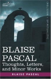 book cover of harvard classics thoughts and minor works pascal vol.48 by Blaise Pascal