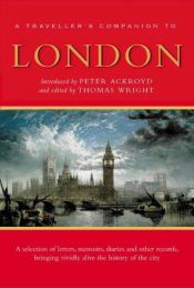 book cover of A Traveller's Companion to London by Peter Ackroyd