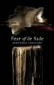book cover of Fear of De Sade by Bernardo Carvalho