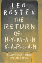 book cover of The Return of Hyman Kaplan (Prion Humour Classics) by Leo Rosten