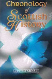 book cover of Chronology of Scottish history by David Ross