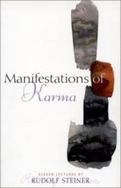 book cover of Manifestations of Karma by Rudolf Steiner
