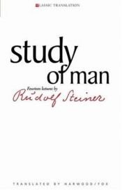 book cover of Study of Man by Rudolf Steiner