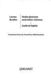 book cover of Donna Quijote ja muita kaupunkilaisia : muotokuvia by Leena Krohn