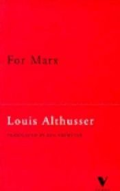 book cover of For Marx (Radical Thinkers) by Louis Althusser