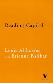 book cover of Reading 'Capital' by Louis Althusser