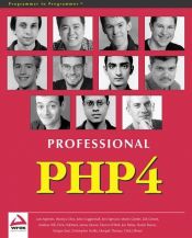 book cover of Professional PHP4 Programming by Deepak Thomas