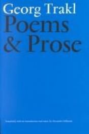 book cover of Poems and Prose by Georg Trakl