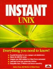 book cover of Instant Unix by Andrew Evans