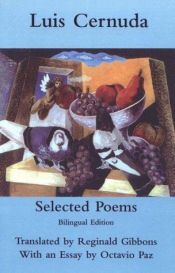 book cover of Selected poems of Luis Cernuda by Luis Cernuda